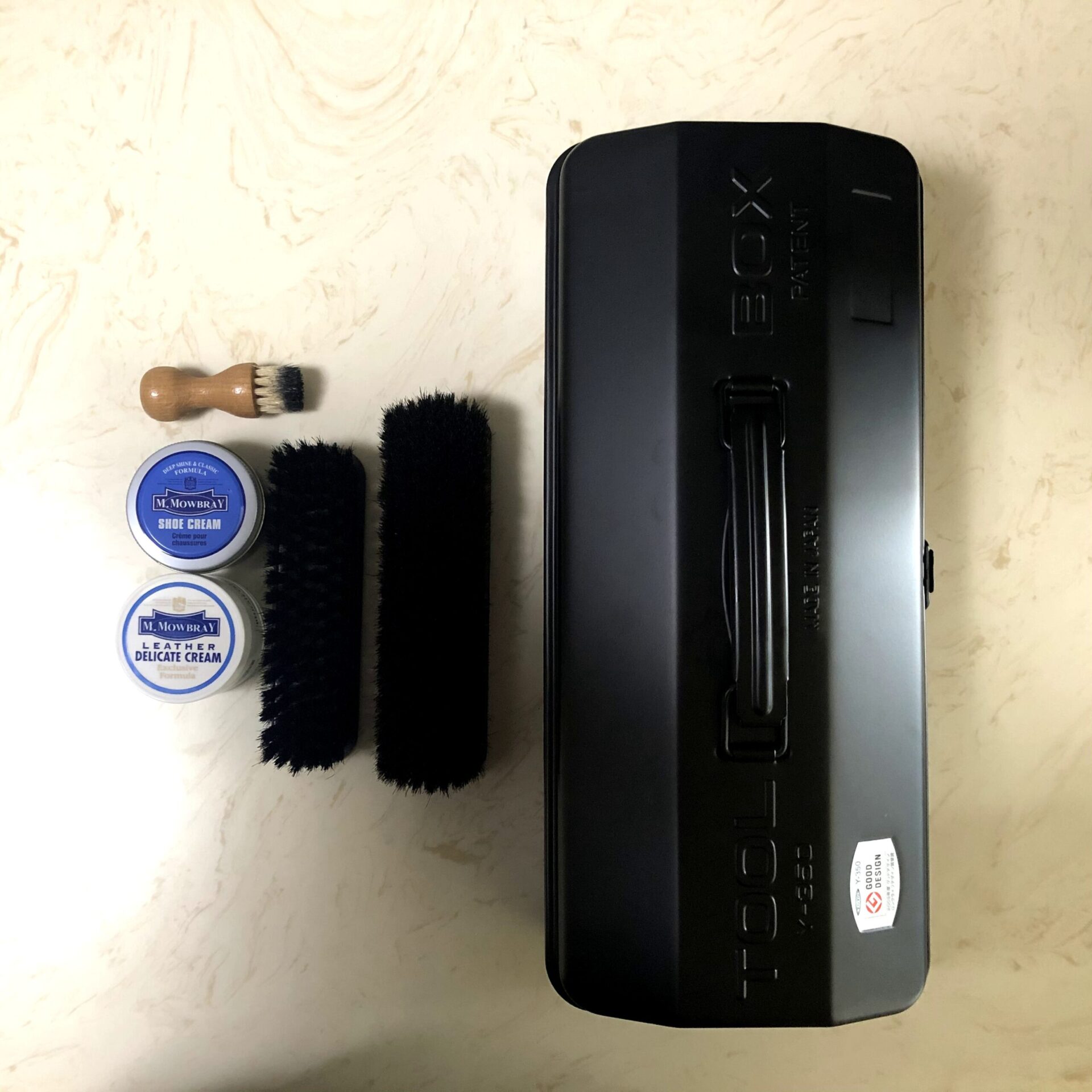 工具箱をオシャレな 靴磨きの道具箱 にしませんか Toyo スチール工具箱 レイライフ