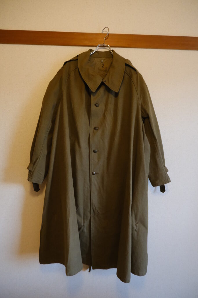 フランス軍モーターサイクルコートM35-シルエット