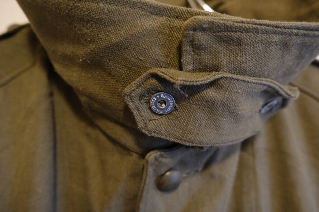 フランス軍モーターサイクルコートM35-チンストラップ