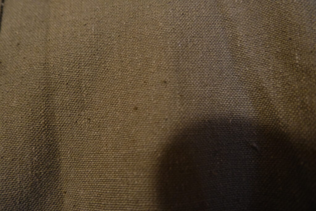 フランス軍モーターサイクルコートM35-素材感